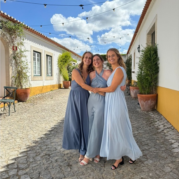 BHLDN Ruby Twist Halter Gown - Picture 4 of 5